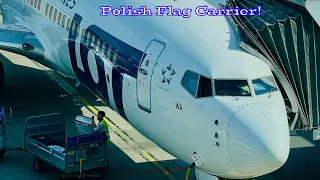 TRIP REPORT LOT Polish Airlines Boeing 737-800 Warsaw to Oslo ECONOMY