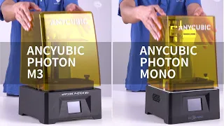 Anycubic Photon M3 compared with Photon Mono