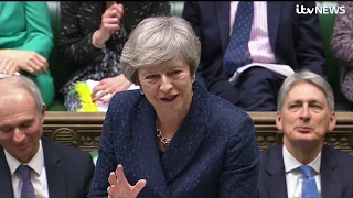 Theresa May faces MPs in PMQs in the Commons | ITV News