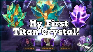 MY FIRST 7 STAR TITAN CRYSTAL! GOD TIER LUCK! +7 STAR BASIC CRYSTAL! | Marvel Contest of Champions