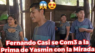 🔴Santo Dios😳Fernando no dejaba de Mirar a La Prima de Yasmin😏Mientras Cocinaban😱Sera que se Enamoro?