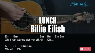 Billie Eilish - LUNCH Guitar Chords Lyrics