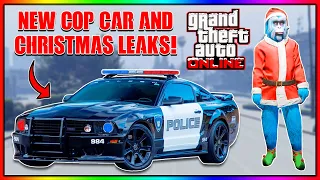 UNLOCK LEAKED Cop Car, RARE CHRISTMAS OUTFIT, Police Mission (GTA 5 DLC 2023 GTA Online Update!)