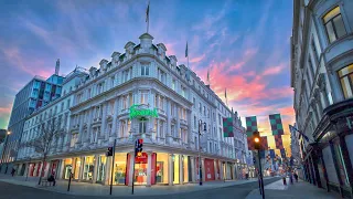 A Dawn London Walk through the West End as the City Awakens | 4K HDR