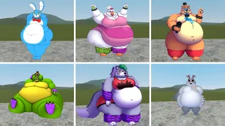 MEGA FAT GLAMROCK ANIMATRONICS In Garry's Mod! Five Nights at Freddy's