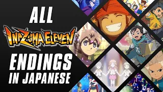 ALL Inazuma Eleven ENDINGS IN JAPANESE (Only anime)