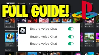 How to Fix Roblox Voice Chat NOT WORKING on PlayStation! (Full Guide)