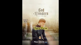 Cleve Crows - God Of Wonders | Freebeat (Open Verse) Gospel Instrumental Hook Afrobeat 2024 Beats