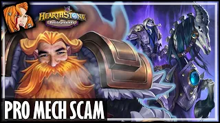 VANNDAR IS A PRO AT MECH SCAM?! - Hearthstone Battlegrounds