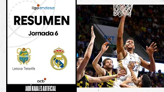 Lenovo Tenerife - Real Madrid (76-82) RESUMEN | Liga Endesa 2023-24