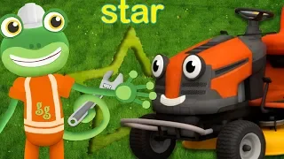 Learning Shapes With Maisie Mower - Gecko's Garage | Construction Vehicles | Learning For Kids