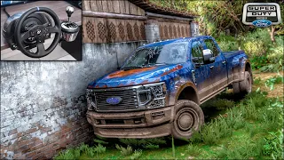 Rebuilding a FORD SUPER DUTY F-450 Platinum - Forza Horizon 5 - Thrustmaster T300RS Gameplay.