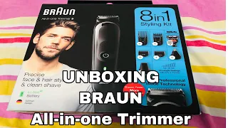 BRAUN 8-in-1 All-in-one Trimmer5  MGK5260 UNBOXING | CANTRE FAMILY