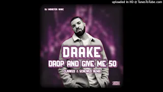 Drake Drop And Give Me 50 Diss Chopped DJ Monster Bane Clarked Screwed Cover #Drake #Disstrack