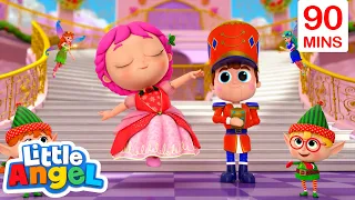 Jill and the Nutcracker (Christmas Eve Dream) + More |  Little Angel Color Songs & Nursery Rhymes