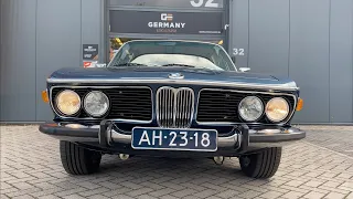 1971 BMW E9 3.0 CSi Nachtblau - Cold start & functions | Germany Exclusive