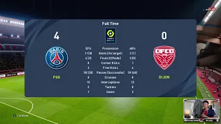 PES 2021- Highlight  Paris Saint-Germain - Dijon FCO 4-0  | FRANCE - LIGUE 1 20/21 | Gameplay PC