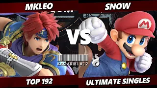 Kagaribi 12 - MkLeo (Byleth, Roy) Vs. Snow (Mario) Smash Ultimate SSBU