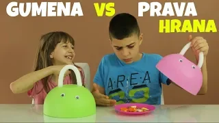 GUMENA vs PRAVA hrana