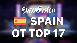 OT GALA EUROVISIÓN 2019 // TOP 17 #ESP🇪🇸