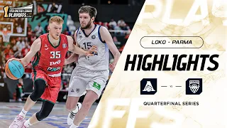 Lokomotiv Kuban vs PARMA Highlights Quarterfinals Game 1 | Season 2023-24