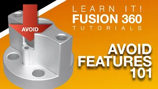 Fusion 360 - How to Avoid Machining Specific Features - Short Tutorials #2 (2023)
