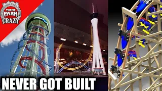 Top 10 INSANE Roller Coasters Never Built - Here's Why