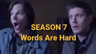 Season 7 "WORDS ARE HARD" SPN Gag Reel Edit/AIR SUPPLY & LIFE IN MOTEL ROOM Gag Reel Scenes