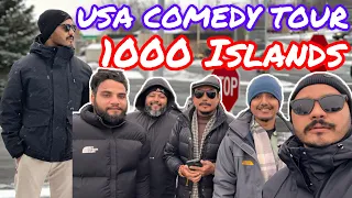 USA Comedy Tour Vlog |Part2 | अमेरिका  पुगेपछि सबै जना VLOGER ||1000 islands visit |  |suman karki