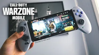 Warzone Mobile on my iphone 15 pro max & Gamesir Controller! (Settings, Gameplay, POV)