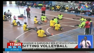 Kasarani & Kamukunji win Sitting Volleyball at Nyayo Stadium