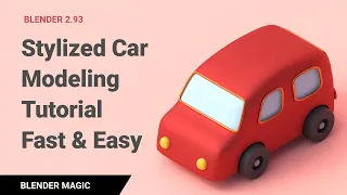 Blender Car Modeling Tutorial Stylized Car Fast & Easy