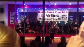 Advance Pole Routine - JLN Christmas Party 2012