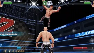 WWE Mayhem Game | Sami Zayn vs Karl Anderson Match | SmackDown |