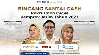 BINCANG SANTAI CASN | PENDAFTARAN PPPK TAHUN ANGGARAN 2023 DI LINGKUNGAN PROVINSI JAWA TIMUR