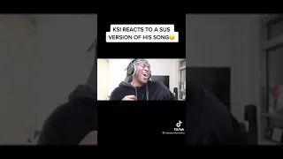 KSI reacts to a sus version of his song
