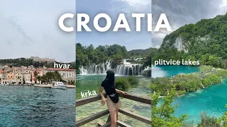 3 days in Croatia | island hopping, national parks, swimming in the sea!