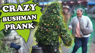 OMG! YOU HAVE TO WATCH THIS! - Bushman Scare Prank - San Antonio River Walk