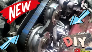 How to replace timing belt, water pump & crankshaft pulley.Ford Ecoboost Engine