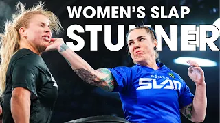 Women's Slap Stunner! | Sheena Bathory vs Jackie Cataline | Power Slap 6 - Full Match