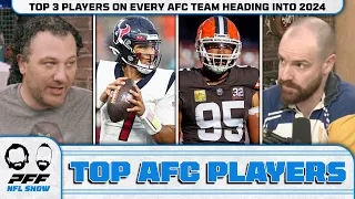 Top 3 Players on EVERY AFC team heading into the 2024 Season | PFF NFL Show