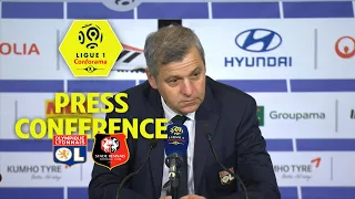 Press Conference Olympique Lyonnais - Stade Rennais FC (0-2) - Week 25 /2017-18