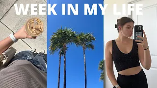 WEEK IN MY LIFE: getting back into routine, running, cooking, healthy habits & balancing work 🌴💌