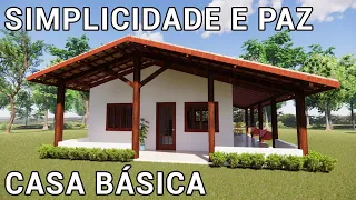 Casa de Campo Simples com 2 Quartos | P4