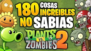 180 COSAS INCREIBLES que DEBES SABER en PvZ2 - Maratón de 1:30HR!