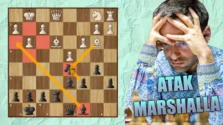 ATAK MARSHALLA - czyli JAK GRAĆ w SZACHY z INICJATYWĄ bez PIONKA | Anand vs Aronian | 2008