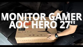 UNBOXING - MONITOR GAMER AOC HERO 27'' 1ms