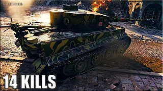 14 фрагов на ЯПОНСКОМ ТИГРЕ 🌟🌟🌟 Heavy Tank No. VI World of Tanks лучший бой.