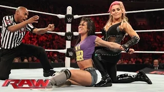AJ Lee, Paige & Naomi vs The Bella Twins & Natalya: Raw, March 30, 2015