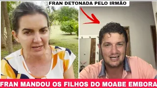 FRAN ADORNO É DESMASCARADA / MANDOU OS FILHOS DO MOABE EMBORA APÓS BRIGA😱 #franadorno